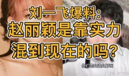 刘一飞最新爆料赵丽颖,刘一飞独家爆料引热议